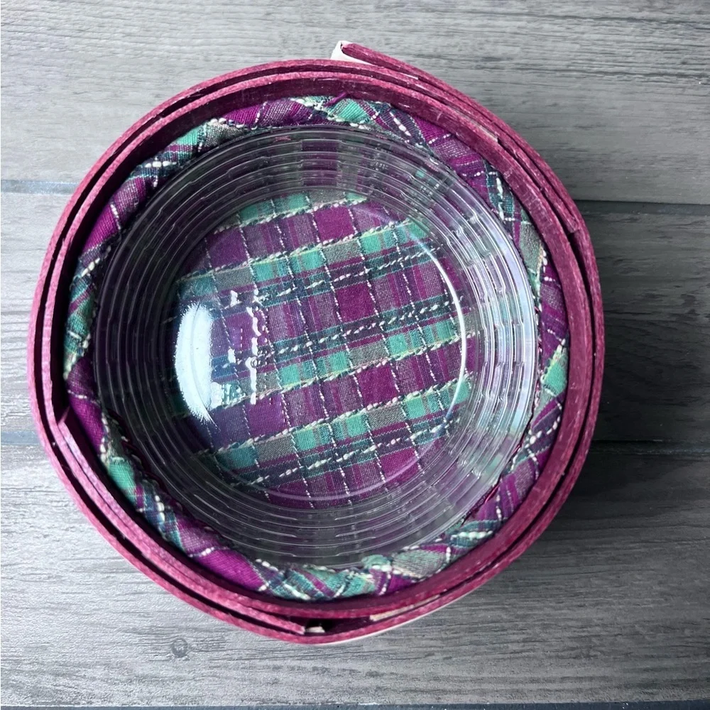 Longaberger 2009 Peppermint Twist Tree Trimming Basket‎ Combo 11th yr Collection